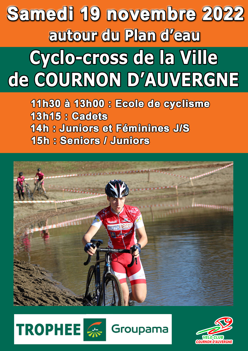 Cyclo-cross GROUPAMA @ Plan d'eau de Cournon d'Auvergne