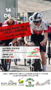 PRIX DE LA VILLE DE LEMPDES @ Podium