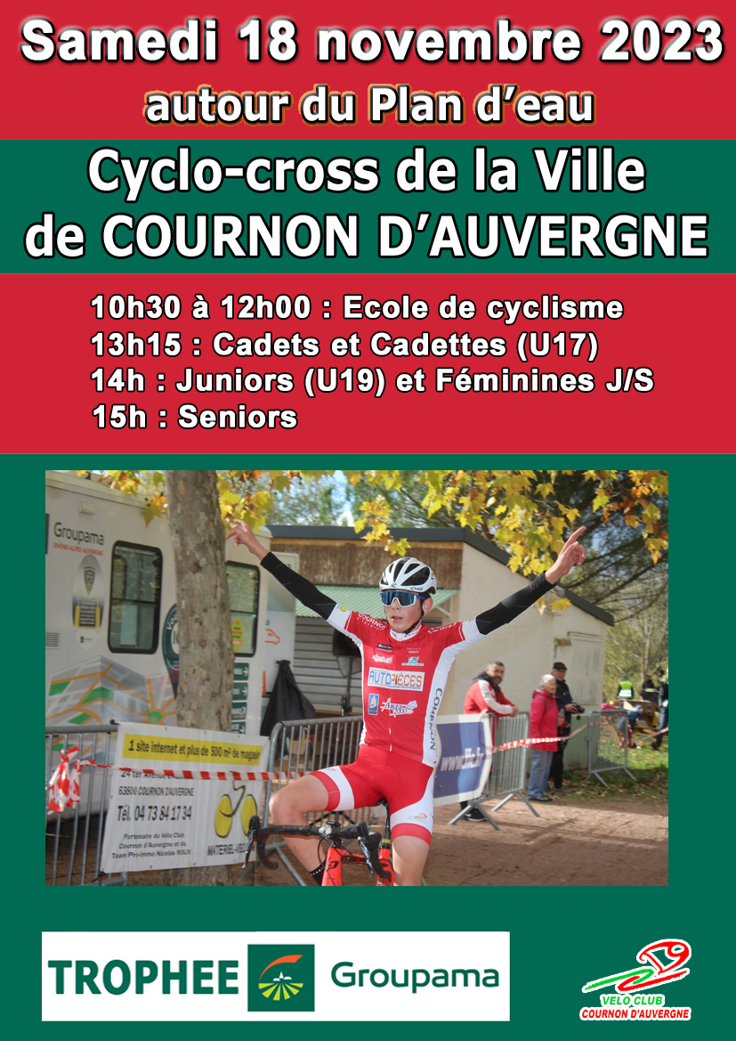 Cyclo-cross GROUPAMA @ Plan d'eau de Cournon d'Auvergne