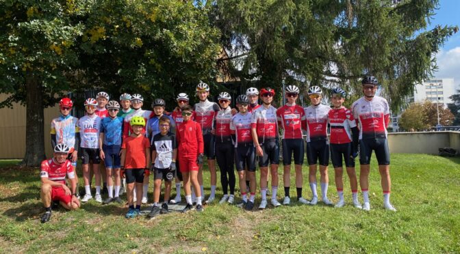 Premiers tours de roues pour les nouveaux licenciés.