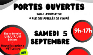 Journée Portes Ouvertes @ Salle Associative J&M Gardet